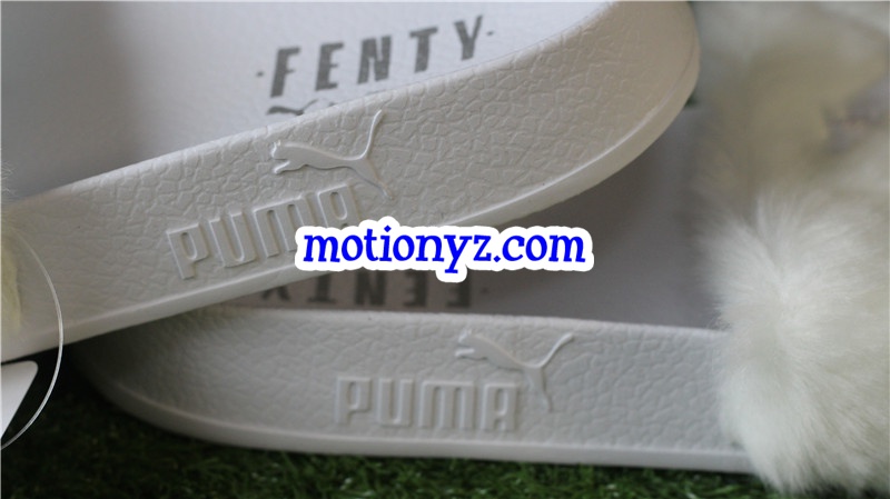 Puma Leadcat Fenty Fur Slide White